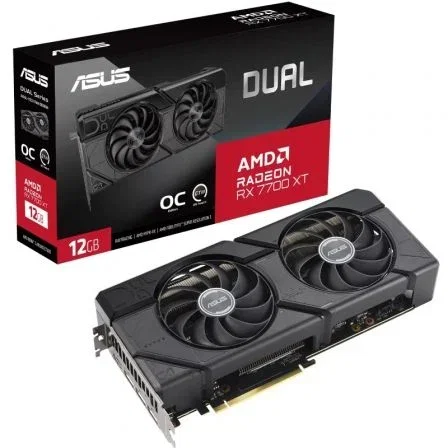ASUS Dual Radeon RX 7700 XT OC Edition 12GB GDDR6 ASUS Dual Radeon RX 7700 XT OC Edition 12GB GDDR6